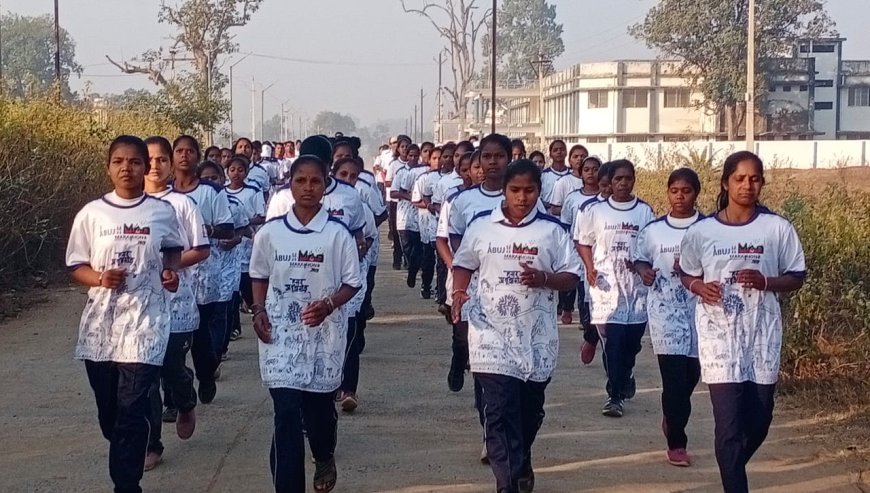 अबूझमाड़ में शांति और विकास की ओर एक नई दौड़ पीस मैराथन 2026 उम्मीद, एकता और नए भारत का संदेश