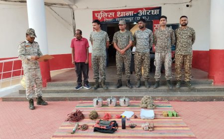 नक्सलियों द्वारा छिपाई गई  IED   सामग्री बरामद, नारायणपुर पुलिस और आईटीबीपी की संयुक्त कार्रवाई