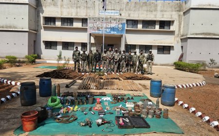 नारायणपुर में नक्सली हथियार फैक्ट्री का पर्दाफाश: डीआरजी की बड़ी कार्रवाई