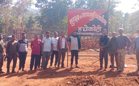 नारायणपुर पुलिस ने हच्चेकोटी में खोला नवीन सुरक्षा एवं जन सुविधा कैम्प