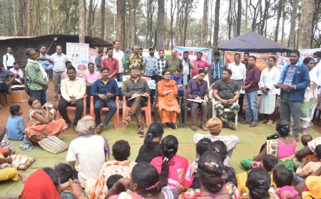 कलेक्टर नम्रता जैन ने जटवर में 'सुशासन आपके द्वार' अभियान का किया शुभारंभ, अबूझमाड़ के अंतिम छोर तक पहुँचा विकास