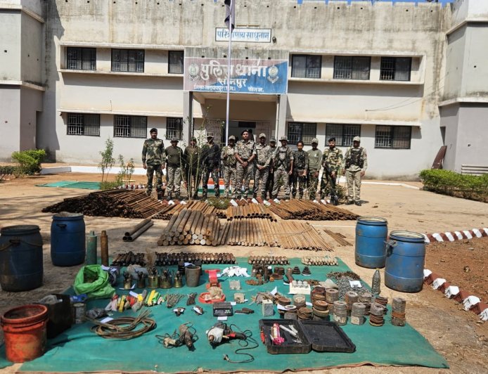 नारायणपुर में नक्सली हथियार फैक्ट्री का पर्दाफाश: डीआरजी की बड़ी कार्रवाई