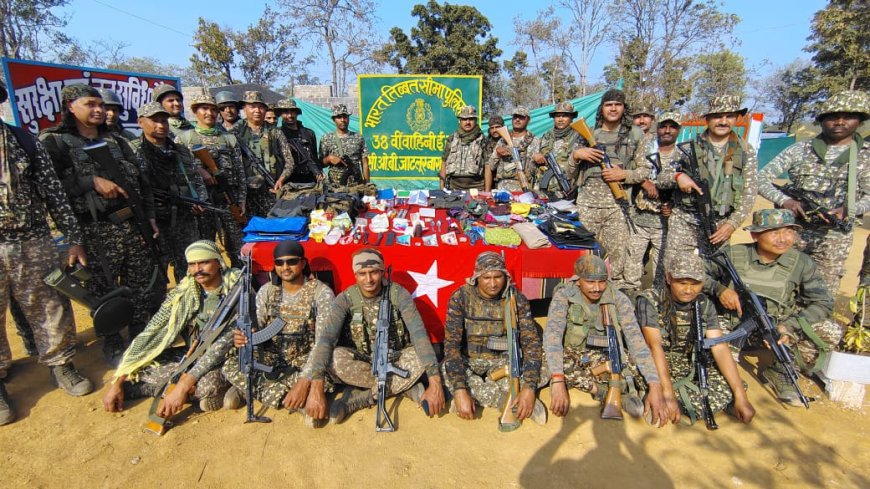 अबूझमाड़ क्षेत्र में नक्सली डम्प बरामद, 38वीं वाहिनी ITBP को बड़ी सफलता