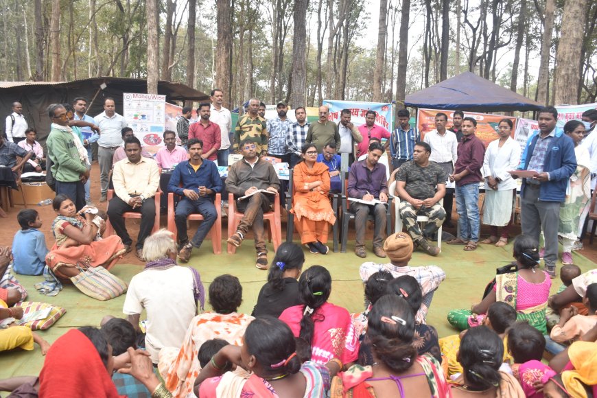 कलेक्टर नम्रता जैन ने जटवर में 'सुशासन आपके द्वार' अभियान का किया शुभारंभ, अबूझमाड़ के अंतिम छोर तक पहुँचा विकास