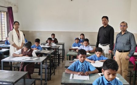 एकलव्य आदर्श आवासीय विद्यालय छेरीबेड़ा एवं ओरछा में प्रवेश हेतु परीक्षा आयोजित, 479 परीक्षार्थी शामिल