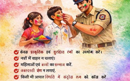 नारायणपुर पुलिस की अपील: सुरक्षित एवं शांतिपूर्ण होली मनाएं, अफवाहों से बचें और सहयोग करें