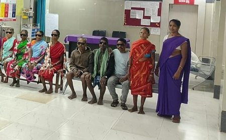 जिला अस्पताल नारायणपुर में 10 माह बाद फिर शुरू हुई मोतियाबिंद ऑपरेशन की सुविधा, 6 मरीजों का सफल ऑपरेशन
