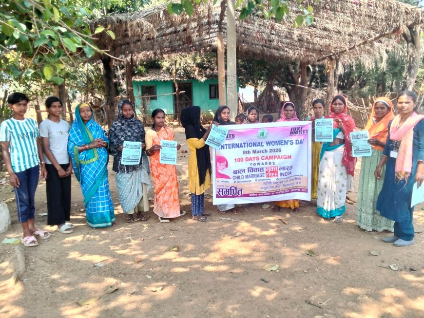 अंतर्राष्ट्रीय महिला दिवस पर सितापाल में महिला जागरूकता कार्यक्रम: बाल विवाह के खिलाफ महिलाओं को किया गया प्रेरित
