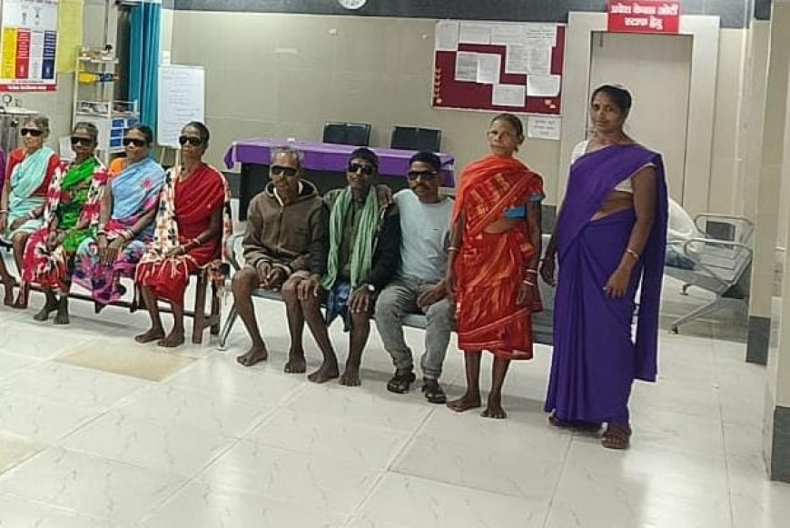 जिला अस्पताल नारायणपुर में 10 माह बाद फिर शुरू हुई मोतियाबिंद ऑपरेशन की सुविधा, 6 मरीजों का सफल ऑपरेशन