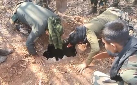 नक्सलियों की जमीन के अंदर छिपी साजिश नाकाम, काकुर में नारायणपुर पुलिस ने ध्वस्त किया अंडरग्राउंड ठिकाना