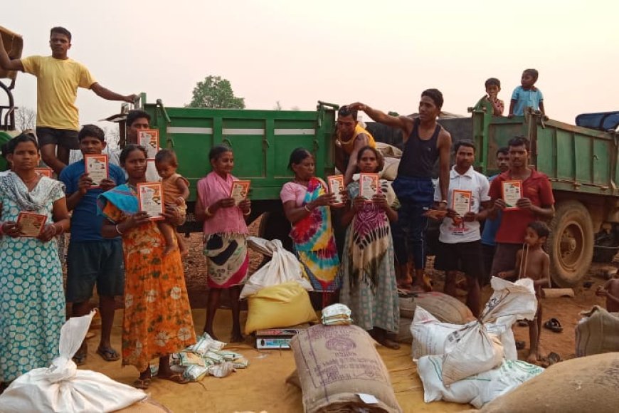 अबूझमाड़ के थुलथुली में 22 किमी पैदल सफर की मजबूरी खत्म, गांव में ही शुरू हुई राशन वितरण व्यवस्था से बदली तस्वीर