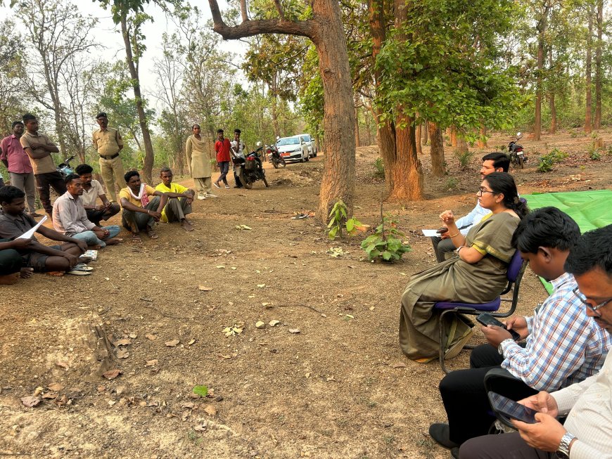 नारायणपुर में 9.5 किमी बाईपास के लिए कलेक्टर ने गांव पहुंचकर किया संवाद, विकास के साथ मूलभूत समस्याओं के समाधान का दिलाया भरोसा