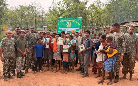 नारायणपुर: एसपी गुड़िया-आईटीबीपी कमांडेंट नायक के मार्गदर्शन में ‘माड़ मैत्री’ कृषि प्रशिक्षण, 50 ग्रामीण लाभान्वित
