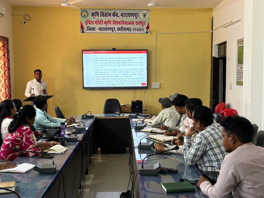 खाद का खर्च आधा, पैदावार दोगुनी: नारायणपुर में अफसरों को मिली ‘जीरो लागत’ खेती की ट्रेनिंग