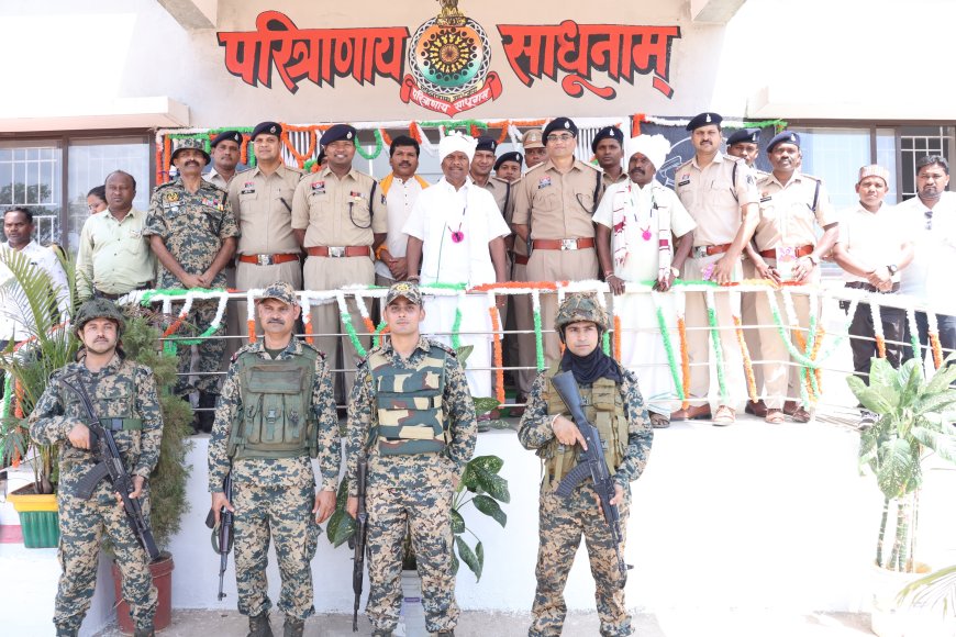 वन मंत्री केदार कश्यप ने अबूझमाड़ में नए थाना भवन और e-मालखाना 2.0 का किया शुभारंभ, 14 थानों में केस प्रॉपर्टी डिजिटल