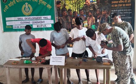 माड़ मैत्री अभियान के तहत कौशल विकास प्रशिक्षण सम्पन्न, युवाओं को मिला रोजगारोन्मुख प्रशिक्षण