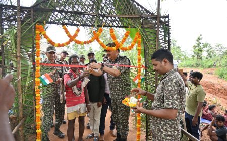 दुर्गम जाटलूर में आईटीबीपी ने बनाया 250 फीट लंबा सस्पेंशन ब्रिज, बरसात में आवागमन की समस्या हुई दूर