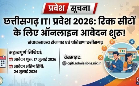 आईटीआई की रिक्त सीटों पर प्रवेश शुरू, 17 से 24 जुलाई तक करें ऑनलाइन आवेदन