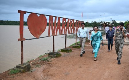 भारी बारिश के बीच कलेक्टर-एसपी ने किया जलभराव क्षेत्रों का निरीक्षण, सुरक्षा कड़ी करने के दिए निर्देश