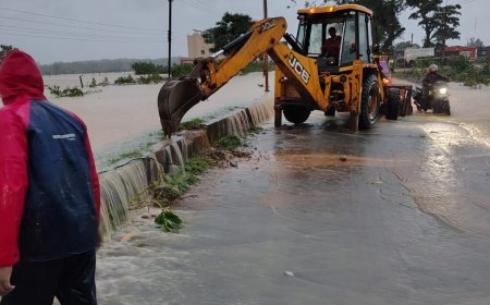 भारी बारिश के बीच नगर पालिका एक्शन में, जलभराव वाले वार्डों में देर रात तक चला राहत और सफाई अभियान