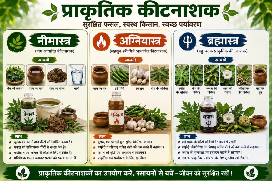 प्राकृतिक कीटनाशक सुरक्षित खेती, स्वस्थ फसल और स्वच्छ पर्यावरण की दिशा में प्रभावी पहल