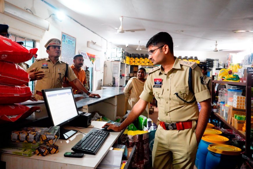नवनियुक्त पुलिस अधीक्षक संदीप कुमार पटेल ने किया पुलिस लाइन नारायणपुर का निरीक्षण, संसाधनों के बेहतर रखरखाव पर दिया जोर