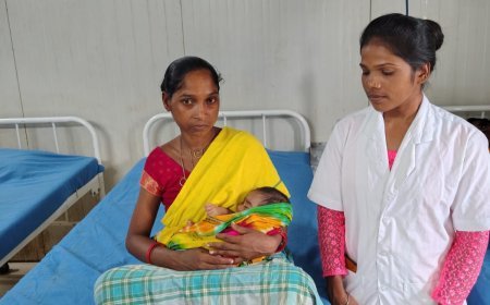 नक्सल प्रभावित पीड़ियाकोट में पहली बार हुआ संस्थागत प्रसव, मायका सेंटर डुंगा में दो महिलाओं ने दिया स्वस्थ बच्चों को जन्म